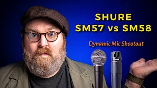 Shure SM57 vs SM58 Versus Series [upl. by Naldo]