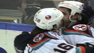 Wacky Goal Celebration Ziggy Palffy plants a kiss [upl. by Eddina]