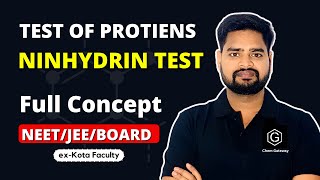 Ninhydrin Test  Test of Amino acid  Chemical Test for Protein  IITJEE  NEET BOARDS CHEMGATEWAY [upl. by Noman]