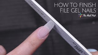 How To Finish File Nails [upl. by Mair156]