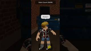 PICK A NUMBER  roblox shorts [upl. by Charlean139]