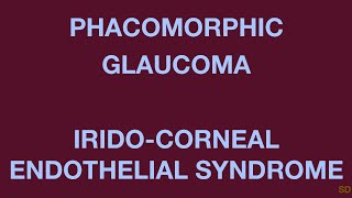 Glaucoma Session 18 Secondary AngleClosure Glaucoma Part 1 LensIOLinduced ICE syndrome [upl. by Tybie]