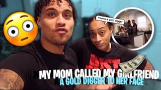 My mom called MAKAYLA a Gold digger to her face‼️😳 [upl. by Aremmat572]