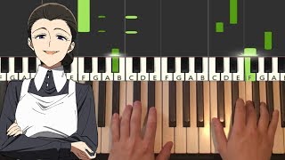 The Promised Neverland  Isabella’s Lullaby Piano Tutorial Lesson [upl. by Ilime]