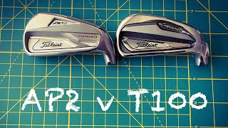 TITLEIST T100 IRONS or TITLEIST AP2 IRONs REVIEWED [upl. by Meuser]