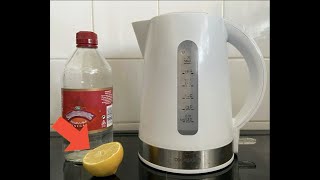 How To Descale Kettle  آموزش جرم گیری کتری و سماور [upl. by Ybor744]