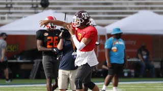 Kellen Mond Highlights  Senior Bowl [upl. by Gian]