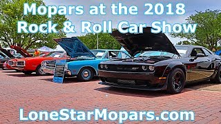 Mopars at the 2018 Caprock Classic Car Club Rock amp Roll Car Show in Slaton Texas [upl. by Lyman792]