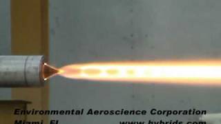 Environmental Aeroscience  Aerospike Nozzle Solid Rocket Motor Static Firing [upl. by Nialb]