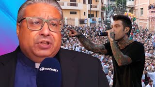 IL PRETE CONTRO FEDEZ quotNon opportuno collegare la presenza di Fedez alla festa marianaquot [upl. by Tolliver316]