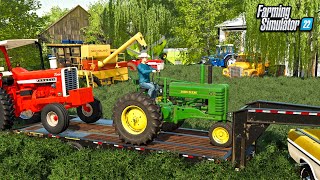 BARN FIND IN OLD ABANDONED FARMYARD CLASSIC TRACTORS  FARMING SIMULATOR 22 [upl. by Strain550]