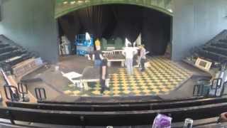 SET LOAD IN OF VIOLET PORTHOUSE THEATRE KENT STATE [upl. by Dirgni166]