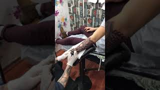 Mandala kol kaplama Dövmesi  istanbul dövmeci  Dövme nasıl yapılır  Tattoo Murat  sanat  Şişli [upl. by Ahsieyk]