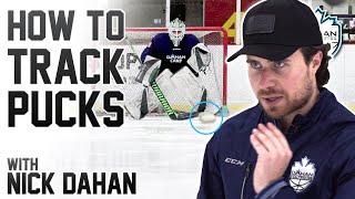 Tracking Pucks Properly  Ice Hockey Goalies  Dahan Goaltending Episode 3 [upl. by Melan]