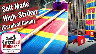 Home made HighStriker I Carnival Game [upl. by Trebmer]