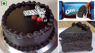 बिना अंडा बिना ओवन चॉकलेट ट्रफल केक  Easy Oreo Chocolate Truffle Cake Recipe  Eggless chocolate ca [upl. by Reena]