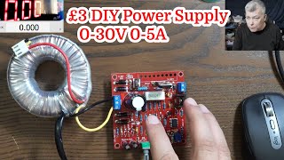 £3 DIY Lab Linear Adjustable Power Supply 024V 05A INSANELY CHEAP Bonus Modifications inside D [upl. by Zetrom]