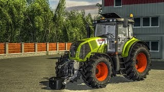 Claas Axion 850  Seeding wheat [upl. by Wiskind789]