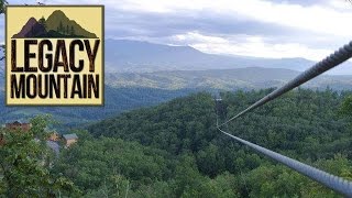 Legacy Mountain Zipline Adventure Pigeon Forge TN Zipline Deals [upl. by Mckay939]