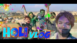 HOLI VLOG ✨  45 LAKH KE COLOUR 😨  PRANJAL DAHIYA  KALESHI CHORI 💕 [upl. by Aitnwahs]