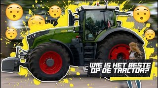 RIJDEN OP DE GROOTSTE TRACTOR TER WERELD FENDT 1050  CHECKPOINT [upl. by Droffig]