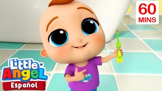 Bebé Juan aprende a cepillar sus dientes Canciones Infantiles con Bebé Juan🎵 Little Angel Español [upl. by Sharp]