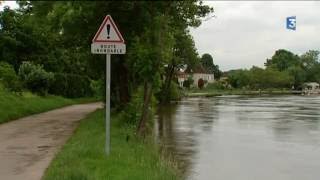 lYonne est toujours en vigilance jaune inondations malgré la décrue [upl. by Tewfik]