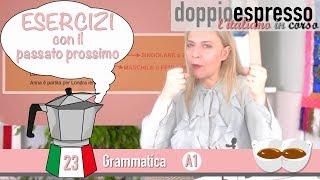 ESERCIZI  Passato prossimo verbi irregolari  Grammatica italiana [upl. by Hassi]