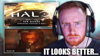 HALO TV Show Season 2 Trailer REACTION  IT LOOKS BETTER [upl. by Ecargyram830]