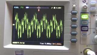 Electric Guitar Audio on an Oscilloscope [upl. by Glory247]