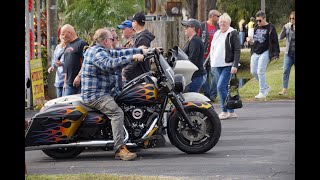 BIKER RALLY AT GIBTOWN BIKE WEEK 1132024 [upl. by Senalda]