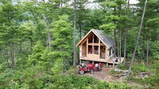 STEEP Cabin Roofing  Mountain Cabin Build Ep46 [upl. by Blain]