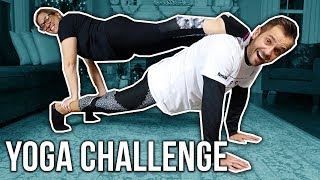 COUPLES YOGA CHALLENGE OUCH EPIC FAIL [upl. by Terrel]