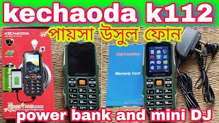 kechaoda k112 unboxing and review  big battery phone  kechaoda phone  kechaoda k108 phone [upl. by Shifra]