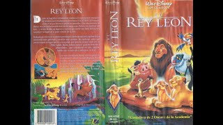 EL REY LEÓN 1994  Créditos Finales Edición VHS 1995 España [upl. by Anabal961]