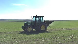 John Deere 5725 Buğday Gübre Atımı 2017 Part II [upl. by Olegnaleahcim536]