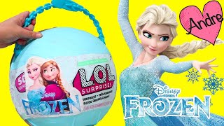 Bola gigante DIY de Frozen Elsa y Anna  Muñecas y juguetes [upl. by Cavit]