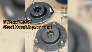 Toyota Strut Mount noise and Replacement [upl. by Donn762]