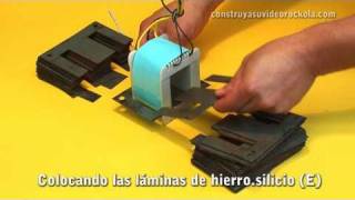 Construcción de un transformador eléctrico  Build a electric transformer [upl. by Iem381]