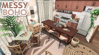 Cluttered Boho Apartment 🌱  The Sims 4 Speed Build Apartment Renovation [upl. by Malkin]