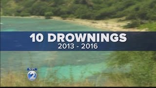 Lifeguards stress safety after 2 visitors drown at Hanauma Bay [upl. by Coussoule949]