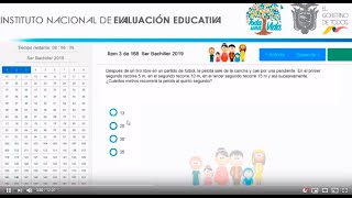 Examen Ser bachiller 2019 Senescyt Snna Resuelto [upl. by Imena]