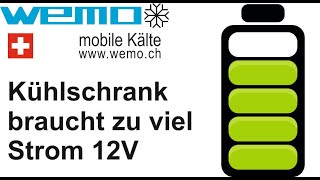 Kühlschrank Camper Kühlt zu wenig viel Strom Dometic Einbau Luftführung Aluschlauch luftschlauch [upl. by Tnilc]