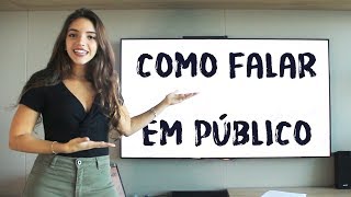 COMO FAZER BOAS APRESENTAÇÕES E FALAR EM PÚBLICO  Débora Aladim [upl. by Neroc270]