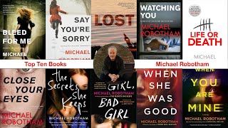 Top ten most popular books by Michael Robotham [upl. by Espy]