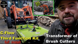 The BEST Front Loader Attachment EVER Lane Shark Brush Cutter is Here [upl. by Carce]