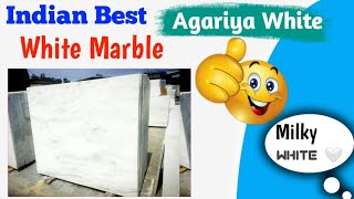 Indian Best White Marble  Agariya White  घर के लिए सबसे अच्छा मार्बल marble interiordesign [upl. by Persse]