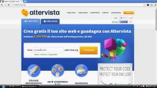 Tutorial 1  Come creare un sito web gratis su Altervista [upl. by Guglielmo]