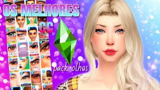 💕 PACK DE OLHOS E CÍLIOS  The Sims 4 download [upl. by Nibroc953]