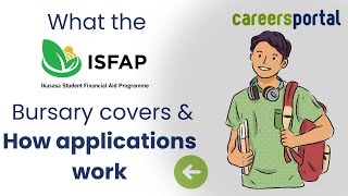 What The ISFAP Bursary Covers amp How Applications Work  Careers Portal x ISFAP [upl. by Afra631]